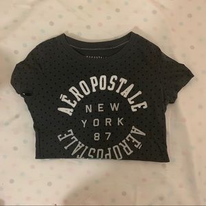 Aeropostale Black Graphic Tee